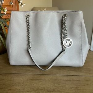 Michael Kors Chic Gray Tote Bag